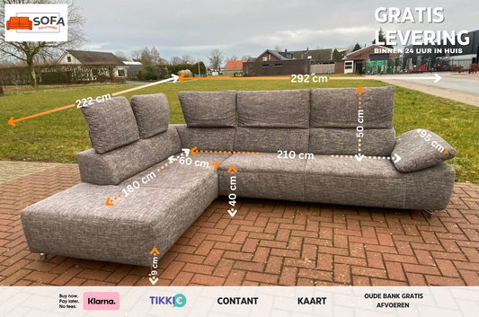 Montel Unique Stoffen Hoekbank – Ultiem Comfort & Moderne Elegantie – Gratis Bezorging NL & BE