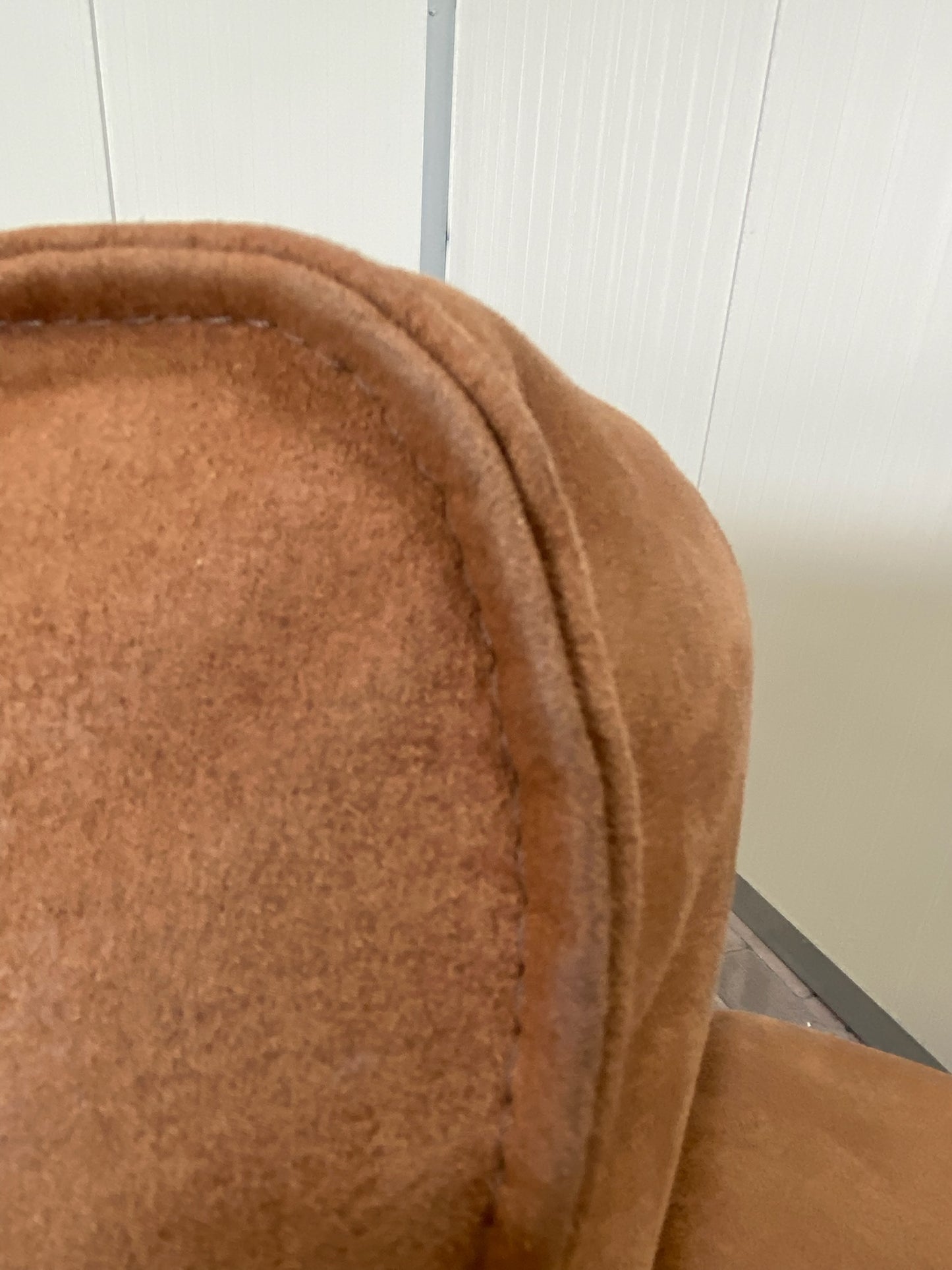 GRATIS LEVERING HEEL BENELUX + DACH Cognac Stoffen 4-zits Bankstel
