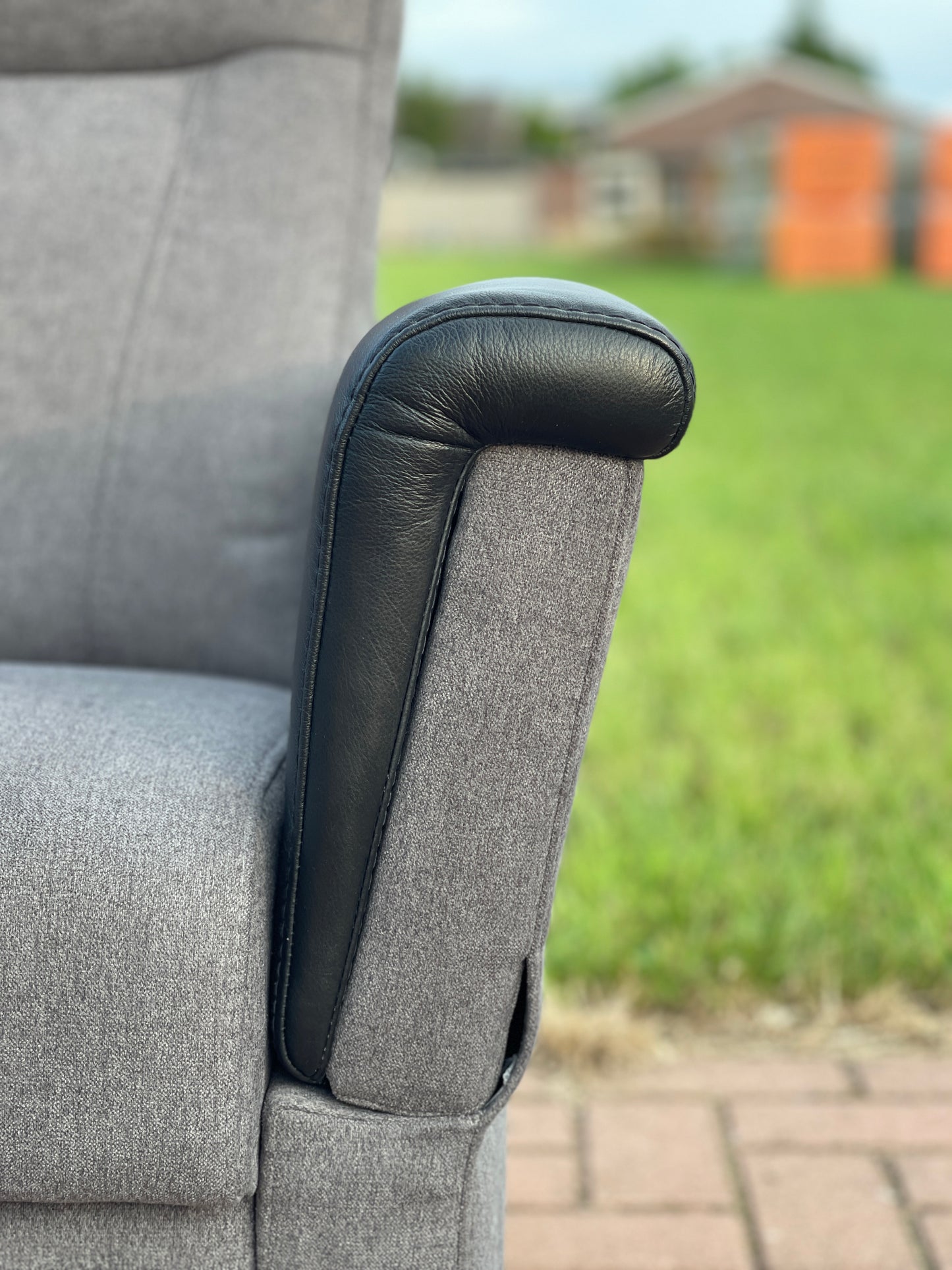 GRATIS LEVERING HEEL BENELUX + DACH 3 + 2,5 Zits Antraciet Verstelbare Bankstel