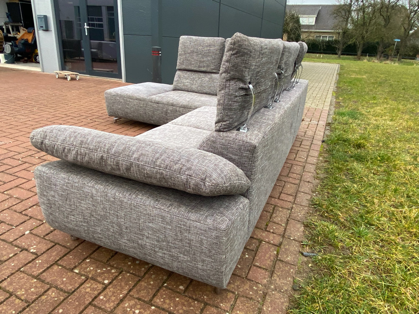 Montèl Unique Stoffen Hoekbank – Diepe Lounge Zit – Modern Nederlands Comfort – Gratis Levering