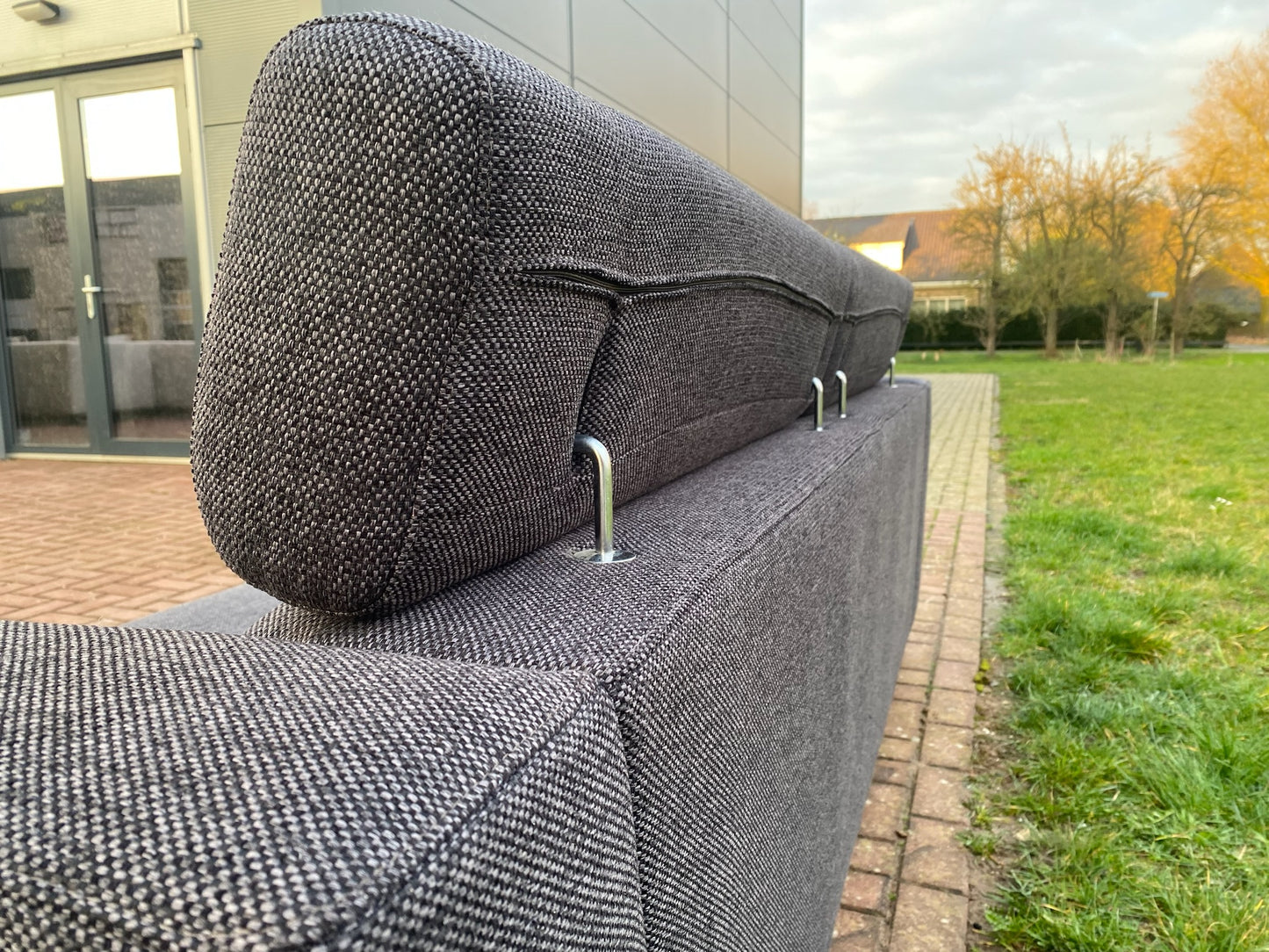 Montèl Donkergrijs Bankstel–Verstelbaar Comfort–Gratis Levering