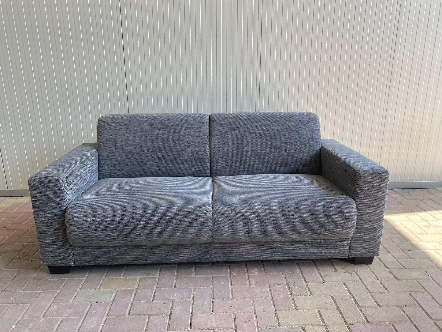 GRATIS LEVERING HEEL BENELUX + DACH Moderne Grijs Stoffen 3-zits Bankstel