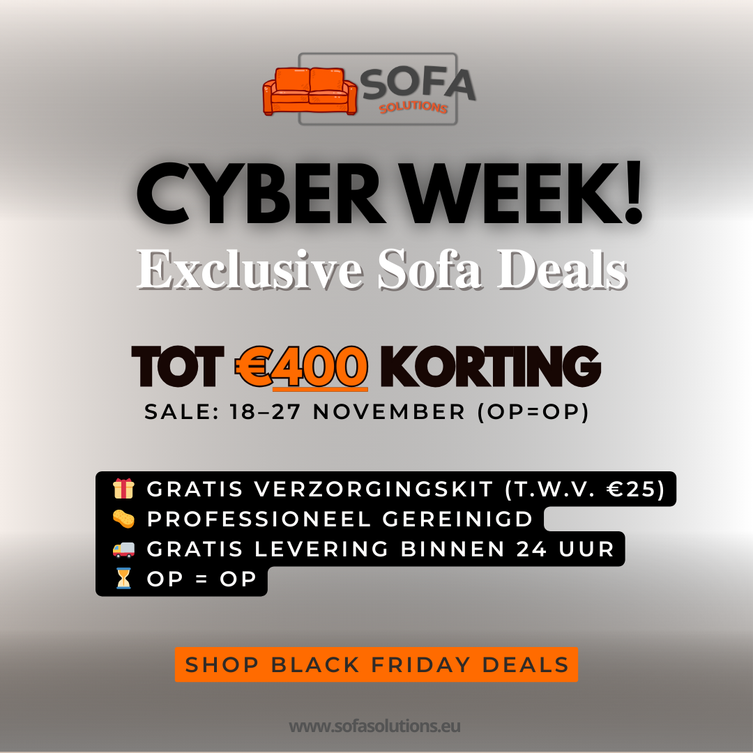 CYBER WEEK- Bespaar tot €400