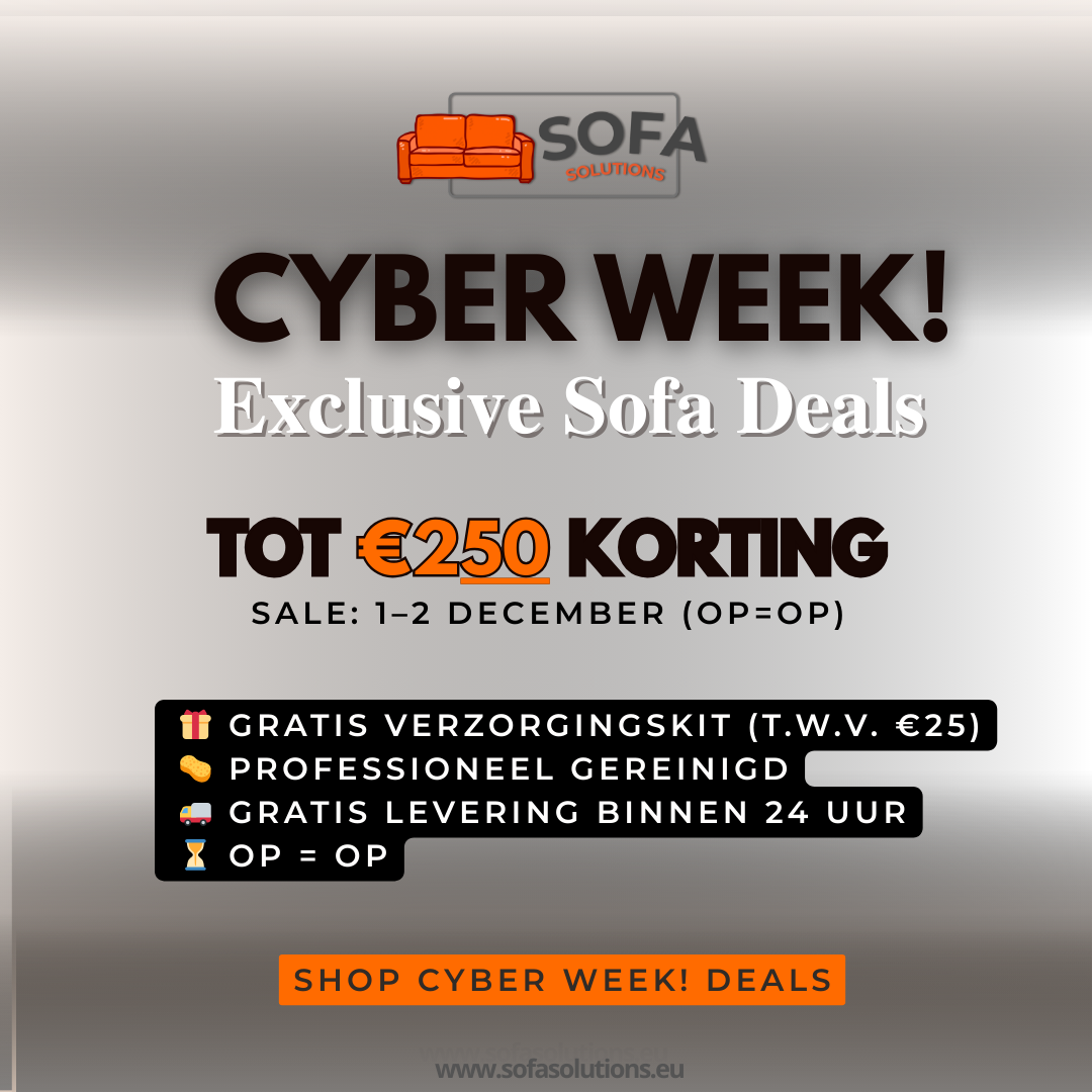 CYBER WEEK - Bespaar tot €250