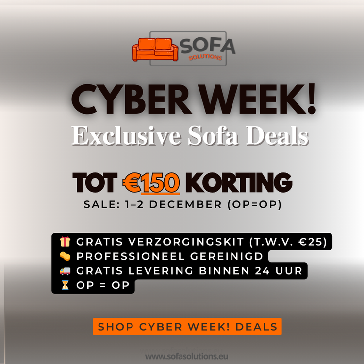 CYBER WEEK - Bespaar tot €150