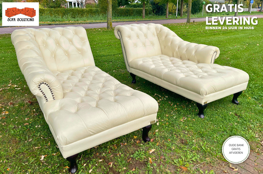 GRATIS LEVERING HEEL NL Chesterfield Chaise Lounge