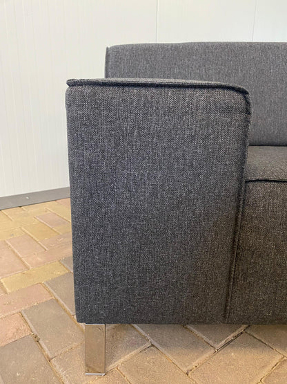 GRATIS LEVERING HEEL BENELUX + DACH Montel Donkergrijs Hoekbank