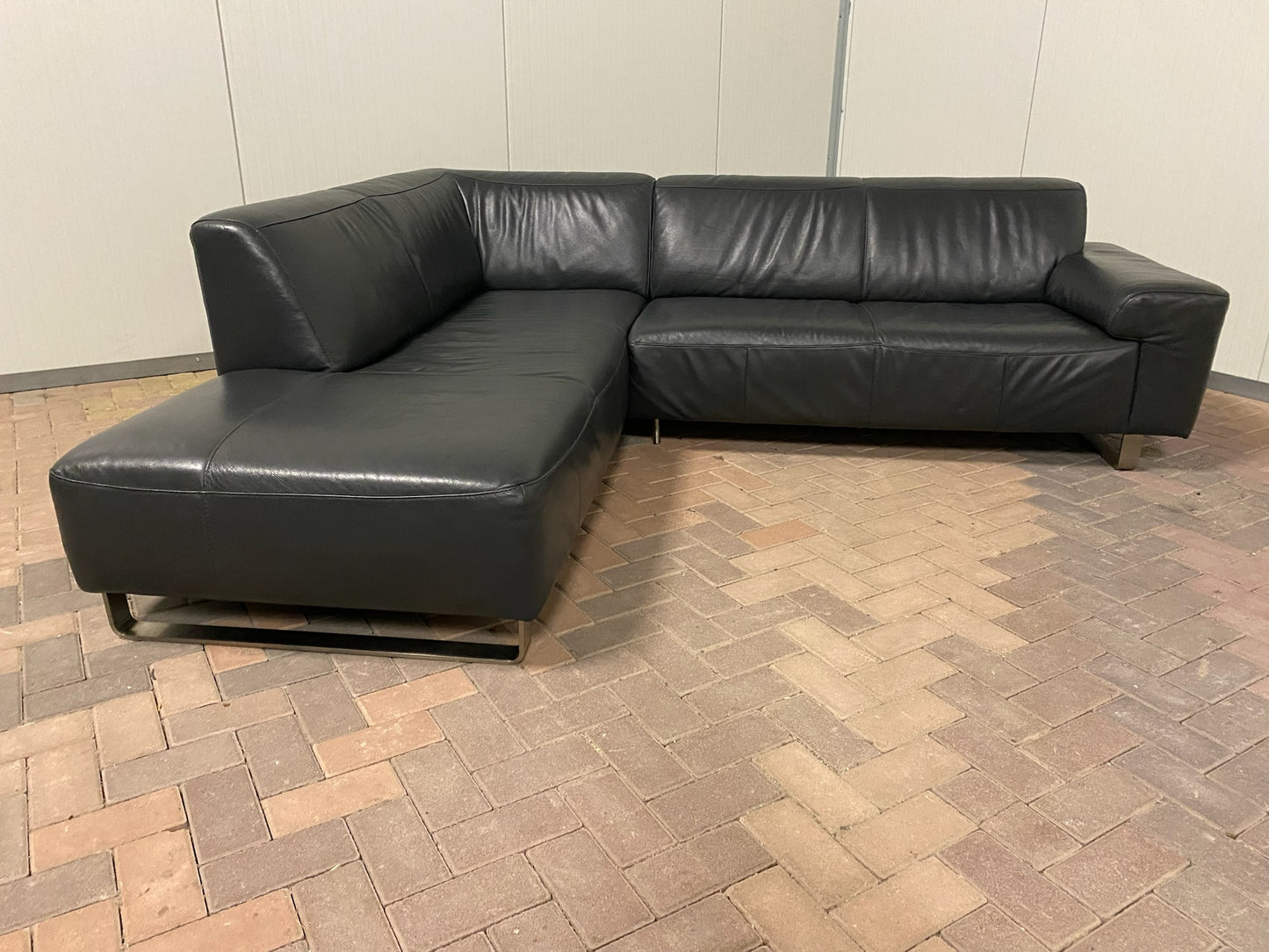 Antraciet Echt Leren Hoekbank – Premium Zitcomfort – Duurzaam Luxe Design – Gratis Levering NL & BE