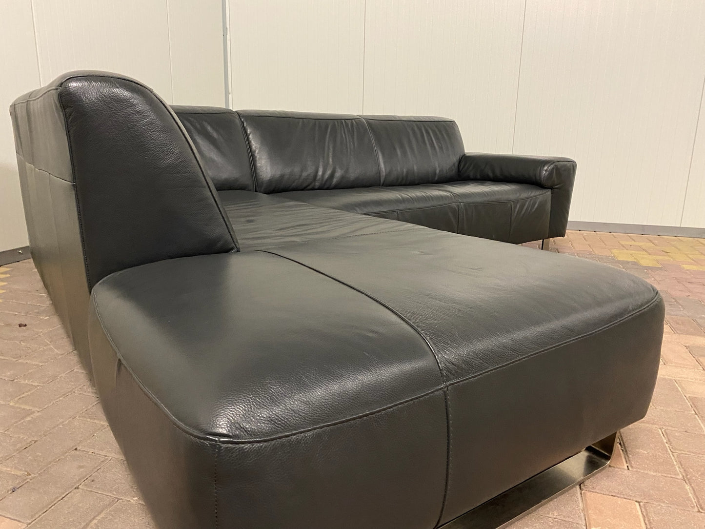 Antraciet Echt Leren Hoekbank – Premium Zitcomfort – Duurzaam Luxe Design – Gratis Levering NL & BE