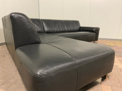 Antraciet Echt Leren Hoekbank – Premium Zitcomfort – Duurzaam Luxe Design – Gratis Levering NL & BE