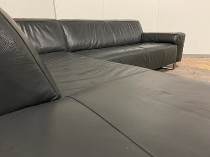 Antraciet Echt Leren Hoekbank – Premium Zitcomfort – Duurzaam Luxe Design – Gratis Levering NL & BE