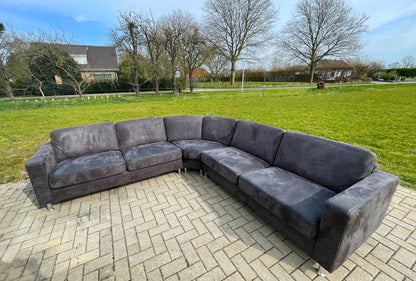 GRATIS LEVERING HEEL BENELUX + DACH Mooie Grote Stoffen Hoekbank