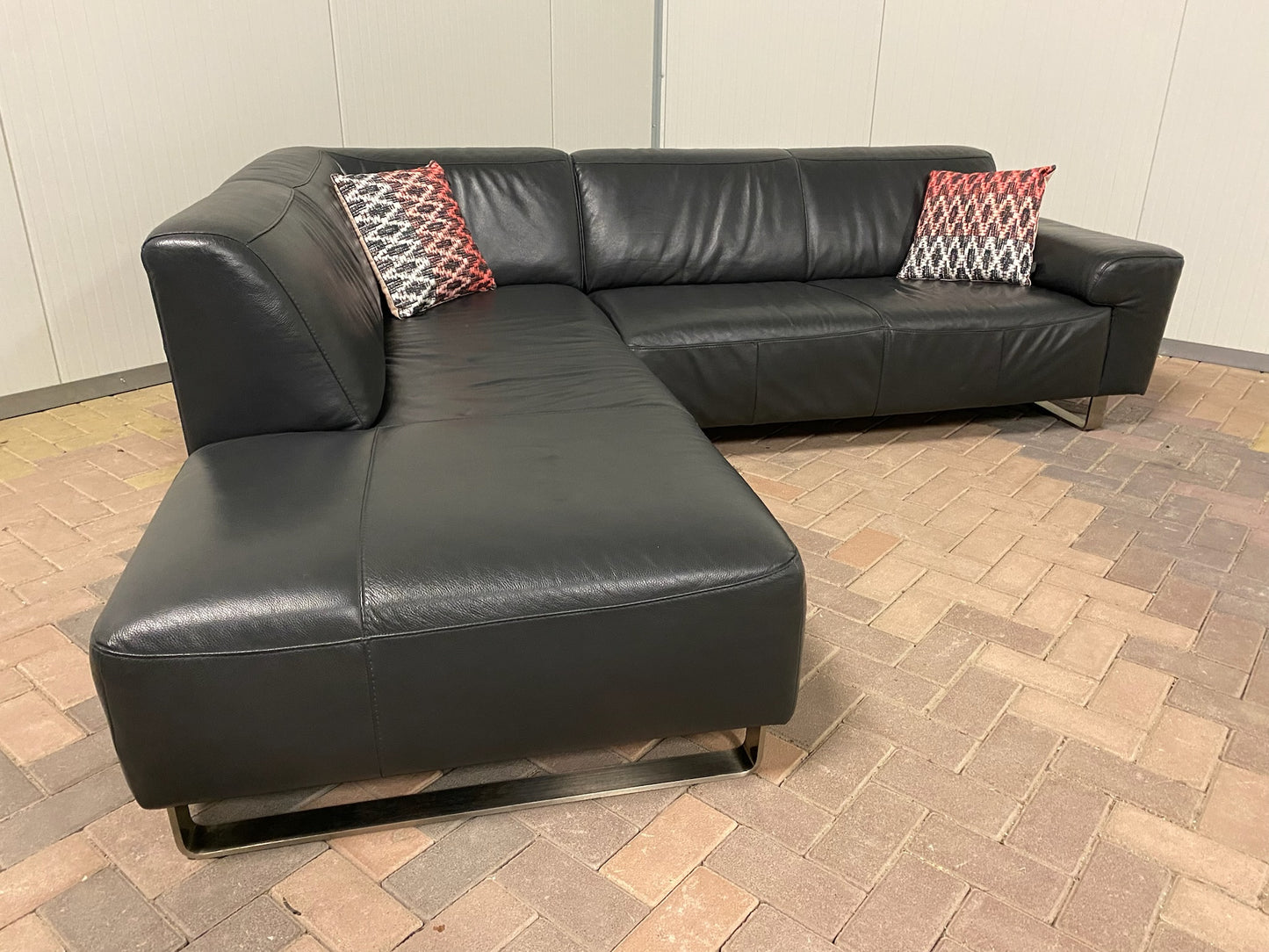 Antraciet Echt Leren Hoekbank – Premium Zitcomfort – Duurzaam Luxe Design – Gratis Levering NL & BE