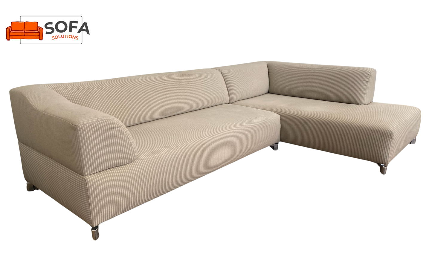 Leolux Faya Lobi Design Hoekbank– Luxe Ribstof–Iconisch Nederlands Design–Gratis Levering