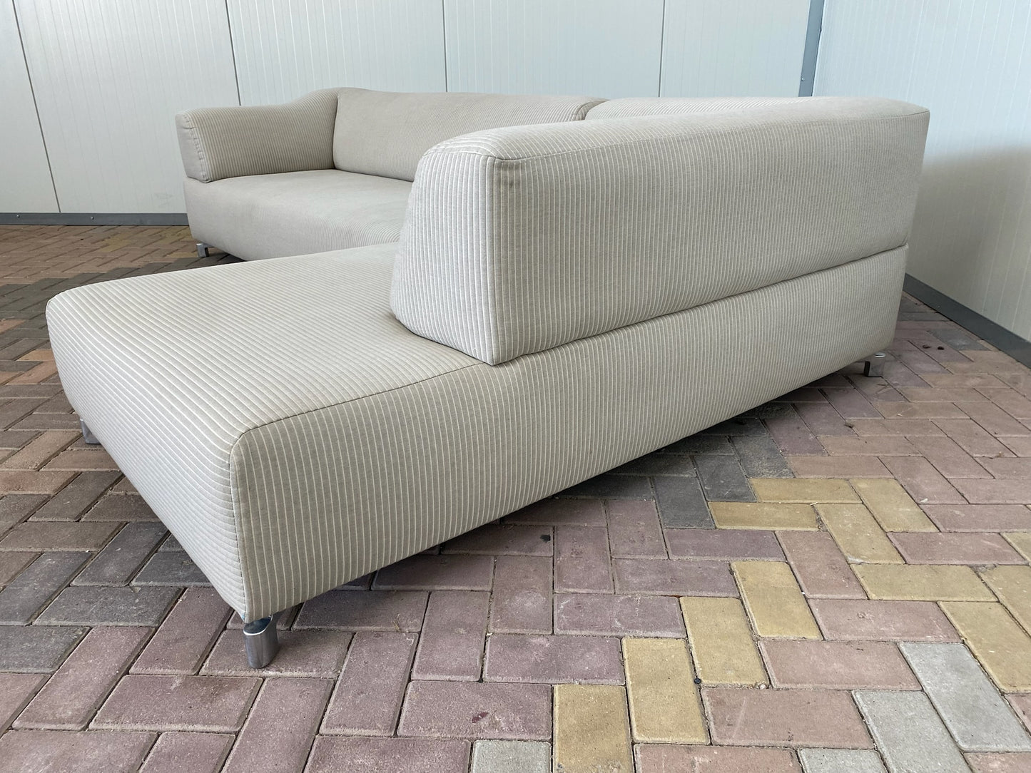 Leolux Faya Lobi Design Hoekbank– Luxe Ribstof–Iconisch Nederlands Design–Gratis Levering