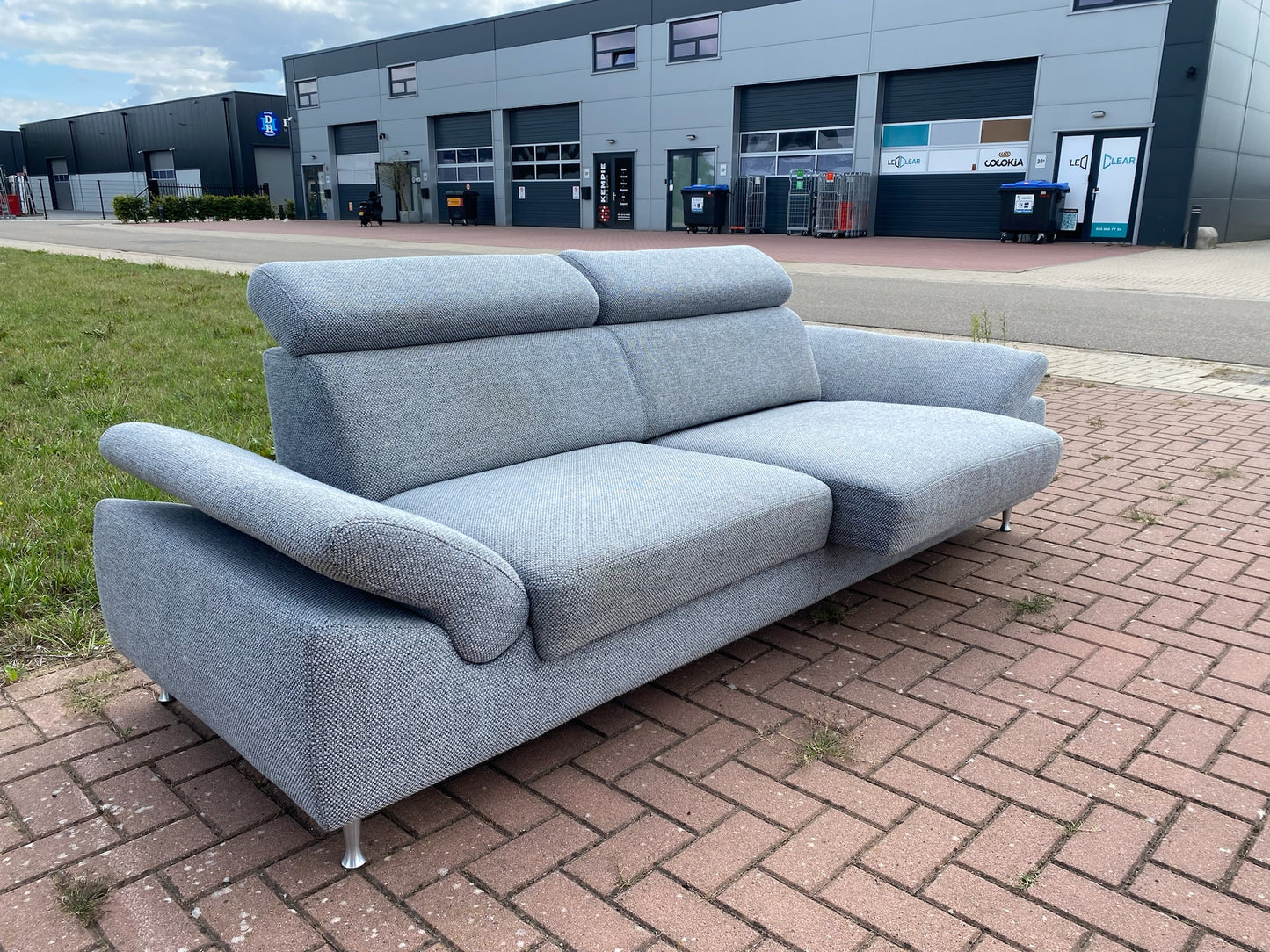 Montel Chicago stoffen 3-Zitsbank–Verstelbaar Comfort–Flexibel Lounge–Gratis Levering NL & BE