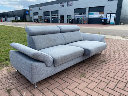 Montel Chicago stoffen 3-Zitsbank–Verstelbaar Comfort–Flexibel Lounge–Gratis Levering NL & BE