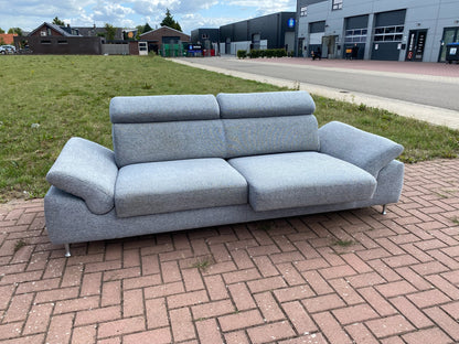Montel Chicago stoffen 3-Zitsbank–Verstelbaar Comfort–Flexibel Lounge–Gratis Levering NL & BE