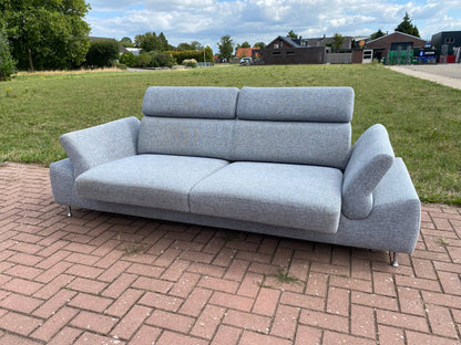 Montel Chicago stoffen 3-Zitsbank–Verstelbaar Comfort–Flexibel Lounge–Gratis Levering NL & BE
