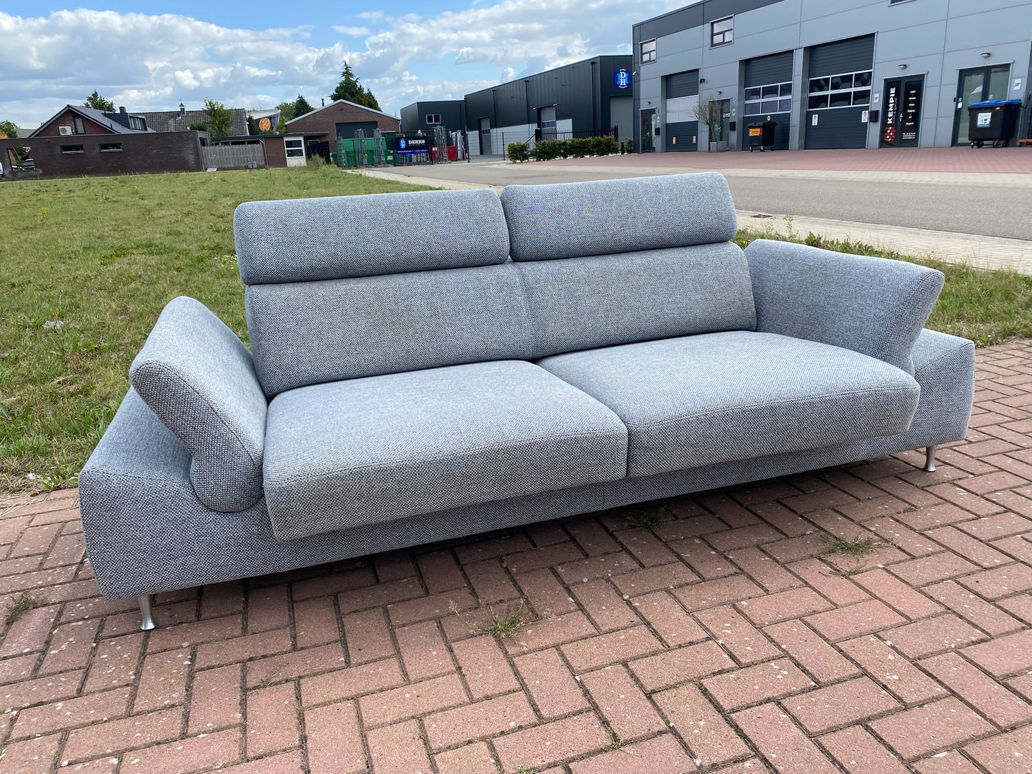 Montel Chicago stoffen 3-Zitsbank–Verstelbaar Comfort–Flexibel Lounge–Gratis Levering NL & BE