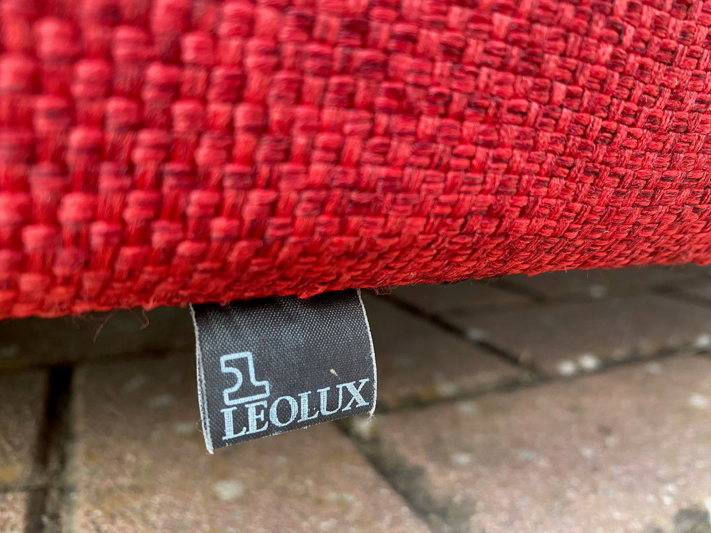 Leolux Faya Lobi hoekbank in het rood– Premium comfort en luxe design-Gratis Levering
