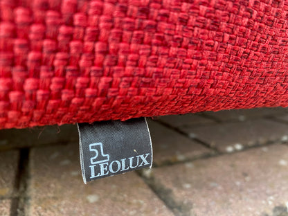 Leolux Faya Lobi hoekbank in het rood– Premium comfort en luxe design-Gratis Levering