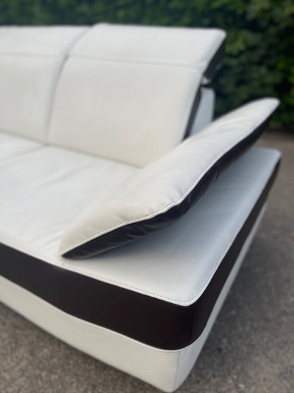 GRATIS LEVERING HEEL BENELUX + DACH Chateau d'Ax Echt Leer Hoekbank