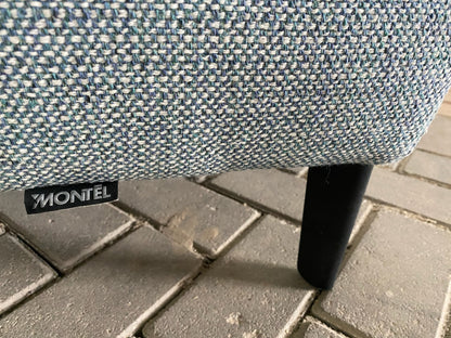 GRATIS LEVERING HEEL BENELUX + DACH Montel Grijze 3-zitsbank met Verstelbare Hoofdsteun