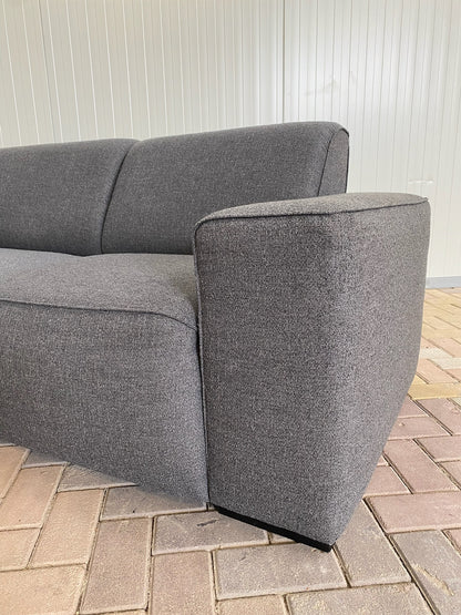 GRATIS LEVERING HEEL BENELUX + DACH Grote Stoffen Grijs U Bankstel