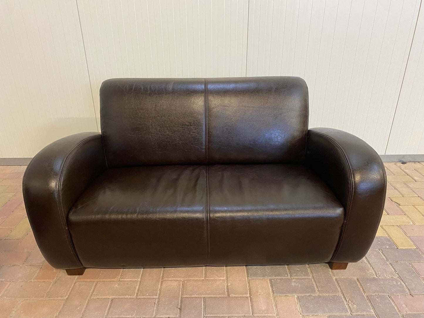 GRATIS LEVERING HEEL BENELUX + DACH Bruin Echt Leer Bankstel 3+2,5 Zits