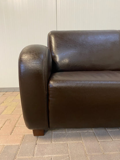 GRATIS LEVERING HEEL BENELUX + DACH Bruin Echt Leer Bankstel 3+2,5 Zits