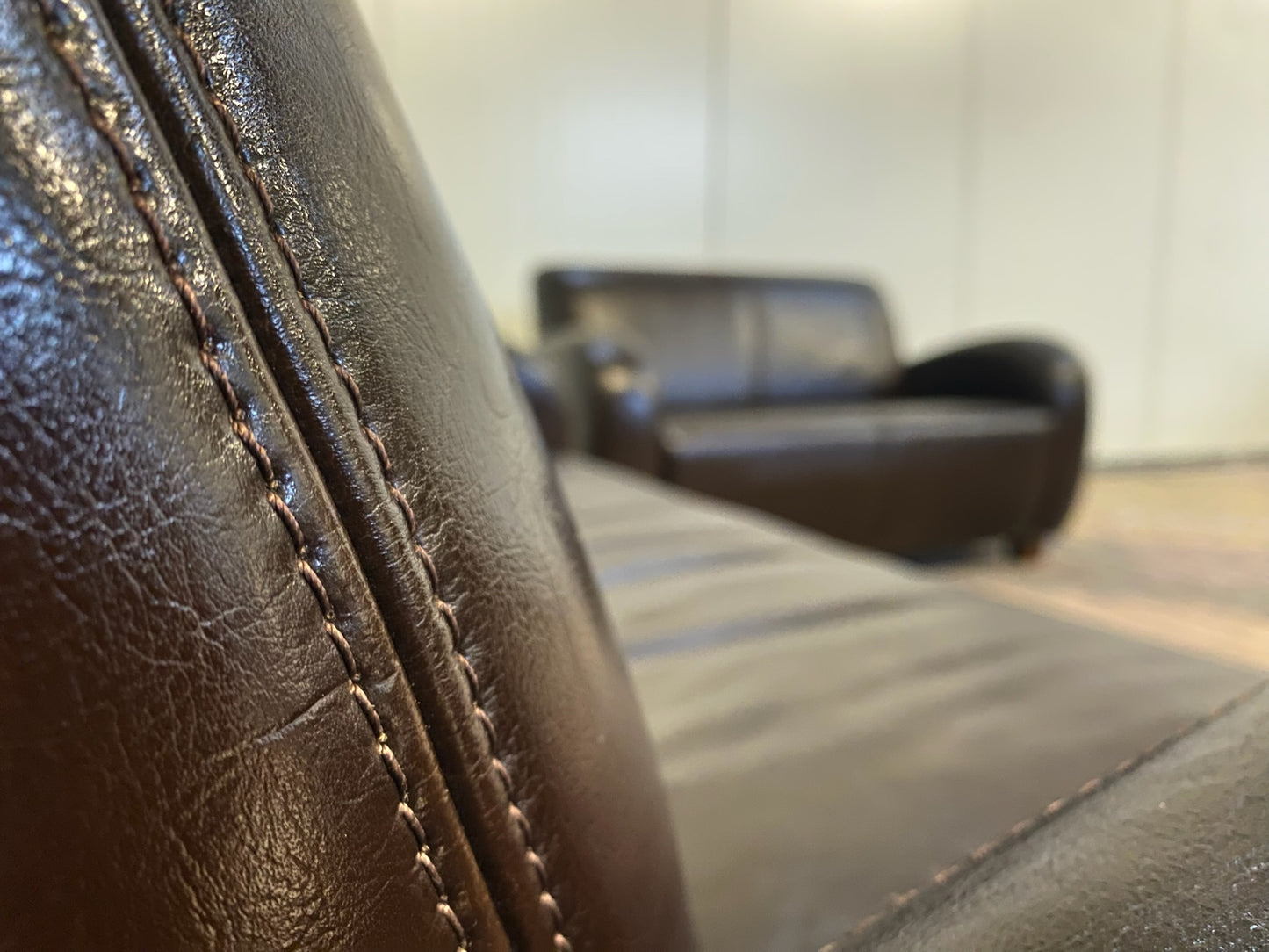 GRATIS LEVERING HEEL BENELUX + DACH Bruin Echt Leer Bankstel 3+2,5 Zits