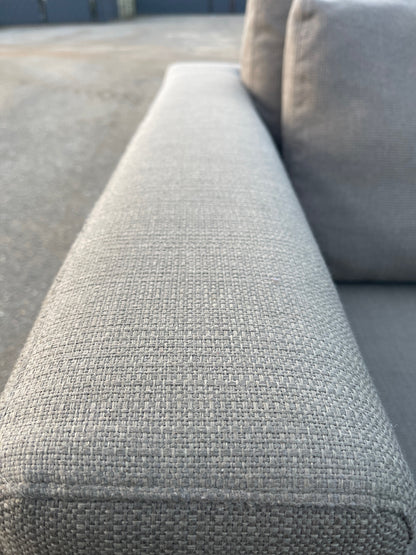 GRATIS LEVERING HEEL BENELUX + DACH Taupe VIP Seats 2x 2,5-zits Stoffen Bankstel