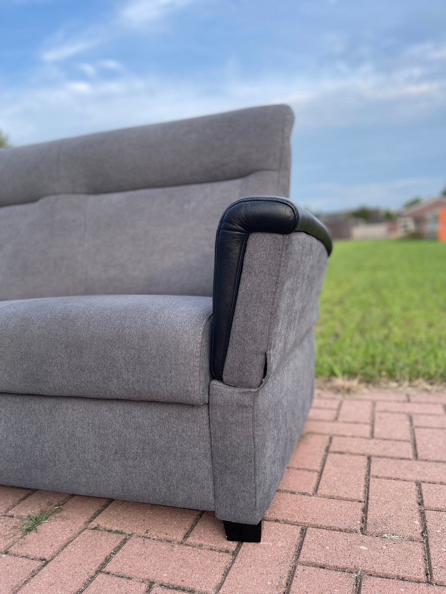 GRATIS LEVERING HEEL BENELUX + DACH 3 + 2,5 Zits Antraciet Verstelbare Bankstel