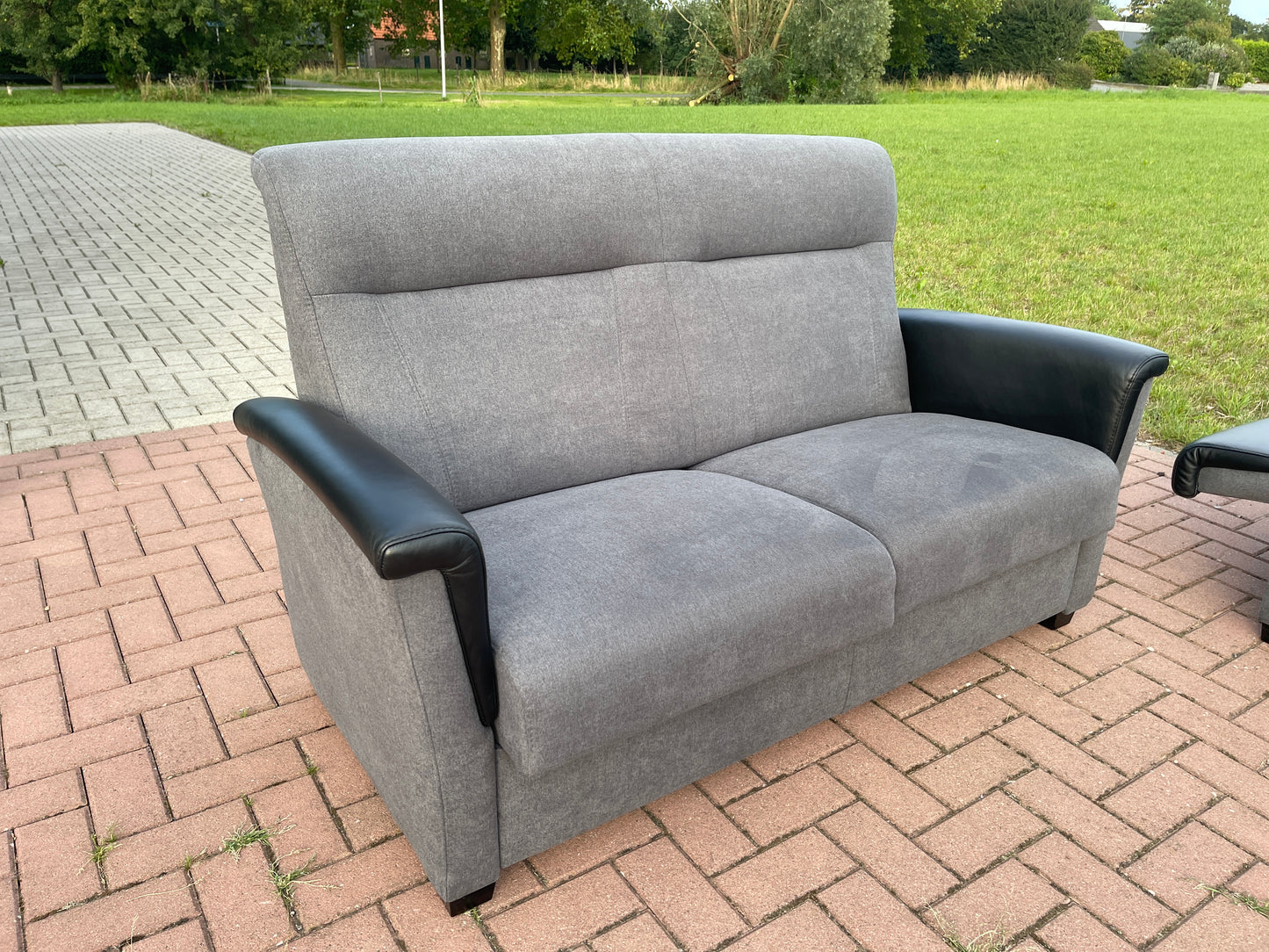 GRATIS LEVERING HEEL BENELUX + DACH 3 + 2,5 Zits Antraciet Verstelbare Bankstel