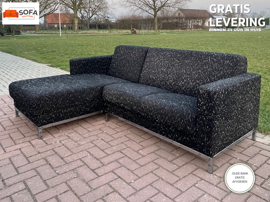 GRATIS LEVERING HEEL BENELUX + DACH Mooi Montel Stoffen Hoekbank