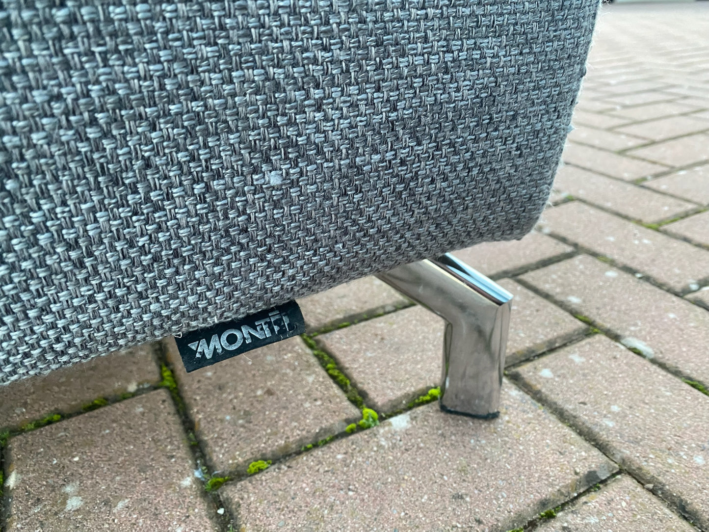 GRATIS LEVERING HEEL BENELUX + DACH Montel Grijze Hoekbank