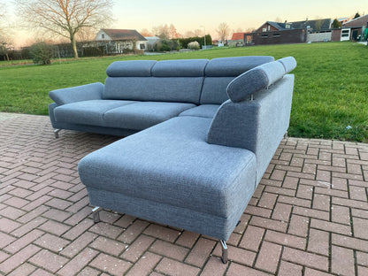 GRATIS LEVERING HEEL BENELUX + DACH Montel Grijze Hoekbank