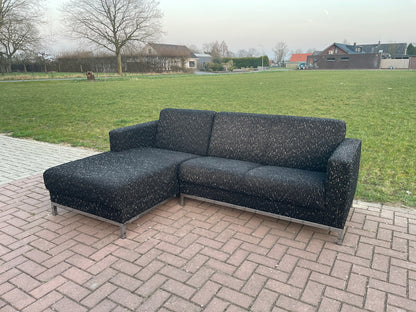 GRATIS LEVERING HEEL BENELUX + DACH Mooi Montel Stoffen Hoekbank