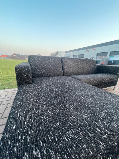 GRATIS LEVERING HEEL BENELUX + DACH Mooi Montel Stoffen Hoekbank