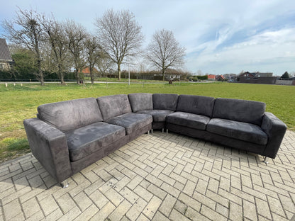 GRATIS LEVERING HEEL BENELUX + DACH Mooie Grote Stoffen Hoekbank