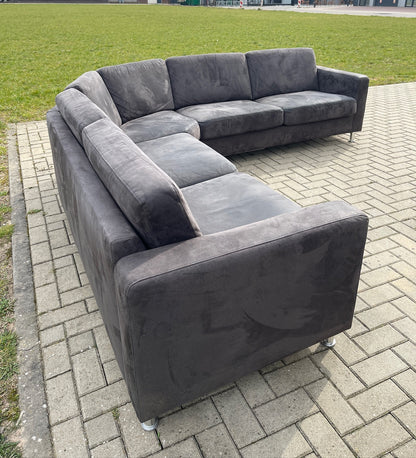 GRATIS LEVERING HEEL BENELUX + DACH Mooie Grote Stoffen Hoekbank