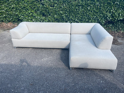 Leolux Faya Lobi Design Hoekbank– Luxe Ribstof–Iconisch Nederlands Design–Gratis Levering