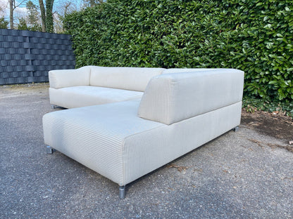 Leolux Faya Lobi Design Hoekbank– Luxe Ribstof–Iconisch Nederlands Design–Gratis Levering
