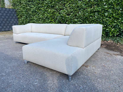 Leolux Faya Lobi Design Hoekbank– Luxe Ribstof–Iconisch Nederlands Design–Gratis Levering