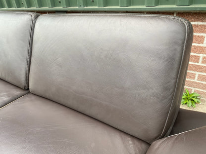Montel Bruine Leren Hoekbank – Premium Europees Comfort – Echt Leer – Gratis Levering NL & BE