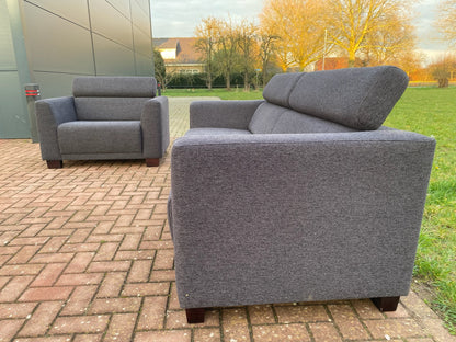 Montèl Donkergrijs Bankstel–Verstelbaar Comfort–Gratis Levering