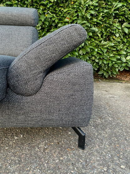 Montèl Modena Hoekbank–Uitschuifbare Zitvlakken–Luxe Grijs Design–Gratis Levering