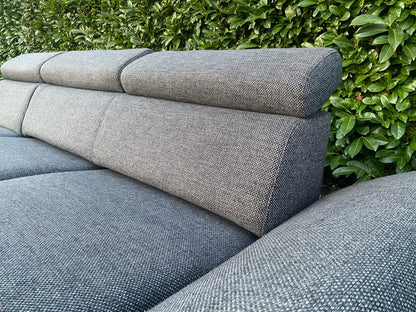 Montèl Modena Hoekbank–Uitschuifbare Zitvlakken–Luxe Grijs Design–Gratis Levering