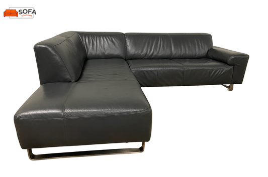 Antraciet Echt Leren Hoekbank – Premium Zitcomfort – Duurzaam Luxe Design – Gratis Levering NL & BE
